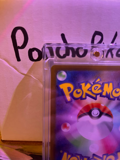 Poncho Wearing Pikachu 230/XY-P Rayquaza Full Art Promo Japanese Pokemon Card NM